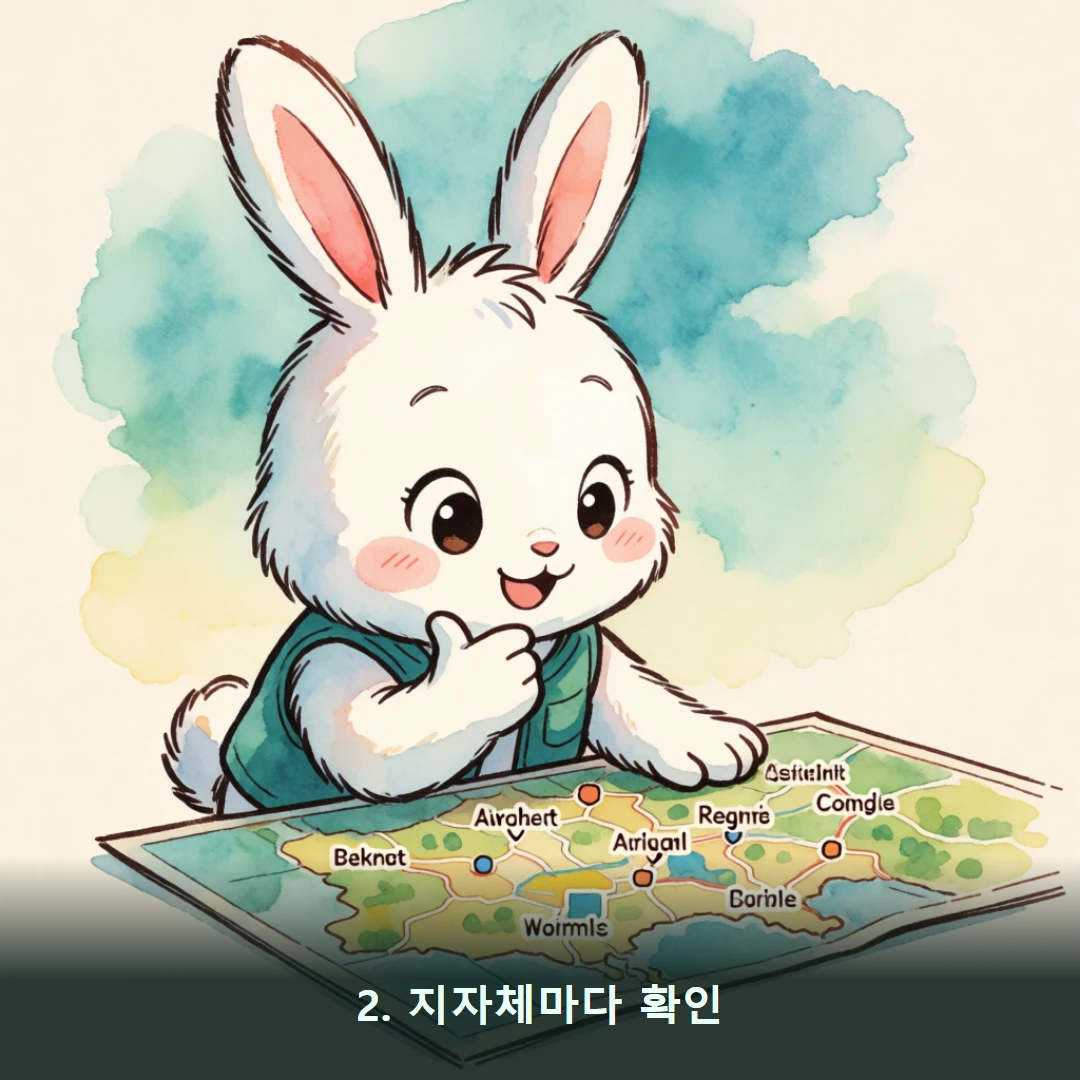 웹툰 2컷 — 2. 지자체마다 확인
