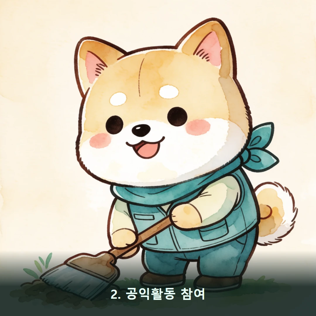 웹툰 2컷 — 2. 공익활동 참여