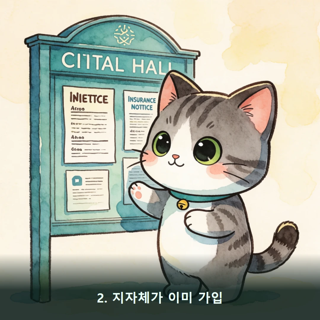 웹툰 2컷 — 2. 지자체가 이미 가입